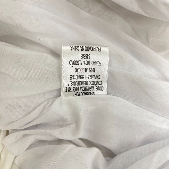 NWOT Farm Rio White Bubble Midi Dress Size S 100% Cotton - Picture 7 of 11